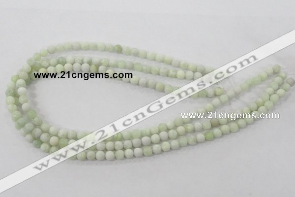 CBJ202 15.5 inches 6mm round butter jade beads wholesale