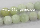 CBJ205 15.5 inches 12mm round butter jade beads wholesale