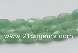 CBJ27 15.5 inches 6*10mm faceted oval jade beads wholesale