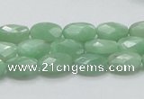 CBJ28 15.5 inches 8*12mm faceted oval jade beads wholesale