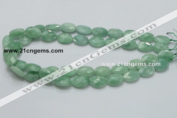 CBJ30 15.5 inches 13*18mm faceted oval jade beads wholesale