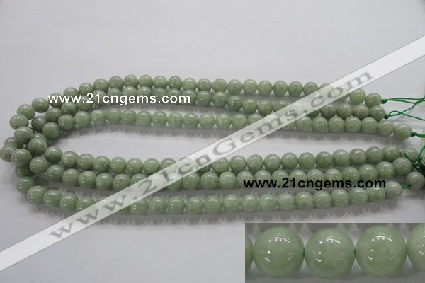 CBJ302 15.5 inches 8mm round natural jade beads