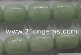 CBJ321 15.5 inches 12*16mm drum A grade natural jade beads
