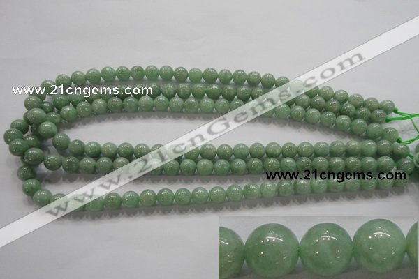 CBJ327 15.5 inches 8mm round AA grade natural jade beads