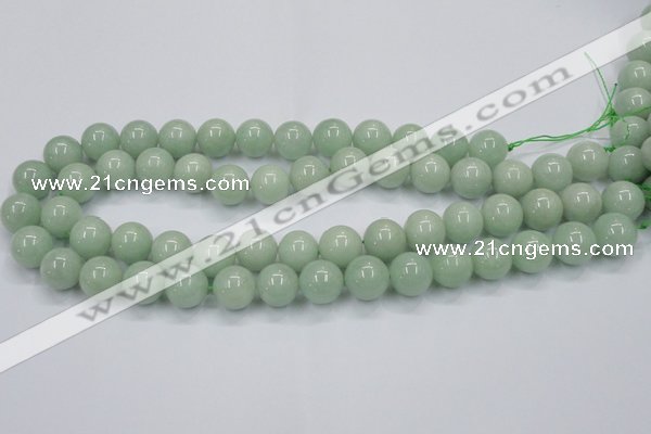 CBJ330 15.5 inches 14mm round AA grade natural jade beads