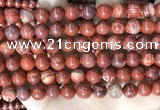 CBJ391 15.5 inches 8mm round brecciated jasper beads wholesale