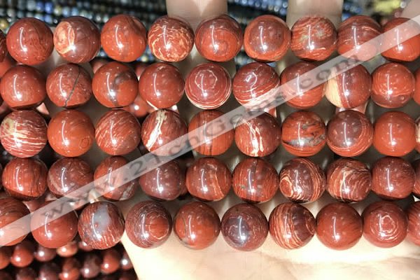 CBJ393 15.5 inches 12mm round brecciated jasper beads wholesale