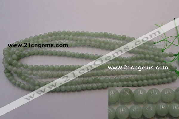 CBJ401 15.5 inches 6mm round natural jade beads wholesale