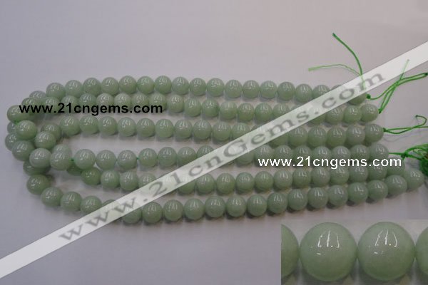 CBJ403 15.5 inches 10mm round natural jade beads wholesale