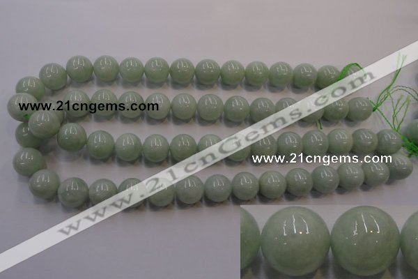 CBJ405 15.5 inches 14mm round natural jade beads wholesale