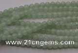 CBJ410 15.5 inches 4mm round natural jade beads wholesale