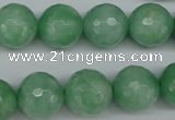 CBJ47 15.5 inches 14mm faceted round jade beads wholesale