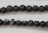 CBJ501 15.5 inches 4mm round black jade beads wholesale