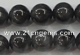 CBJ504 15.5 inches 10mm round black jade beads wholesale