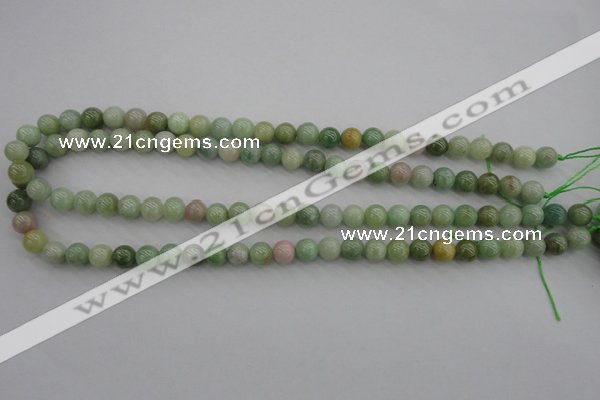 CBJ602 15.5 inches 8mm round jade beads wholesale