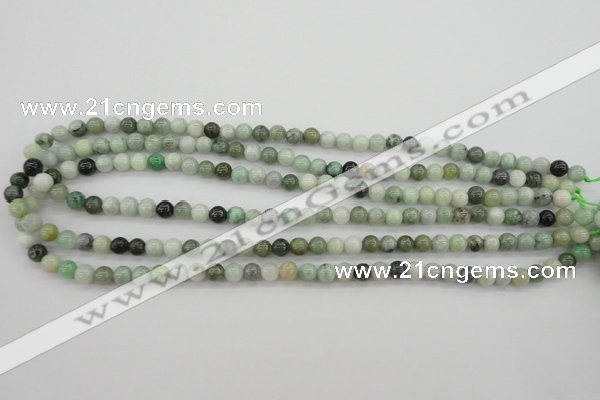 CBJ608 15.5 inches 6mm round jade beads wholesale