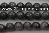 CBJ650 15.5 inches 6mm round black jade beads wholesale