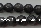 CBJ651 15.5 inches 8mm round black jade beads wholesale