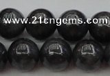 CBJ658 15.5 inches 10mm round black jade beads wholesale