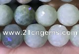 CBJ666 15.5 inches 6mm faceted round jade beads wholesale