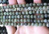 CBJ701 15.5 inches 6mm round green jade beads wholesale