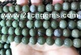 CBJ703 15.5 inches 10mm round green jade beads wholesale