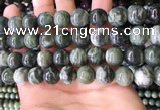 CBJ709 15.5 inches 12mm round green jade beads wholesale