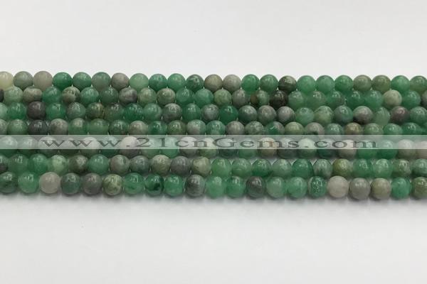 CBJ735 15.5 inches 6mm round jade gemstone beads wholesale