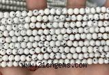 CBJ745 15.5 inches 4mm round dalmatian jade gemstone beads wholesale