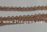 CBQ01 15.5 inches 4mm round strawberry quartz beads wholesale