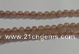 CBQ01 15.5 inches 4mm round strawberry quartz beads wholesale