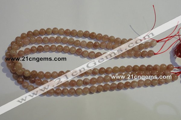 CBQ02 15.5 inches 6mm round strawberry quartz beads wholesale