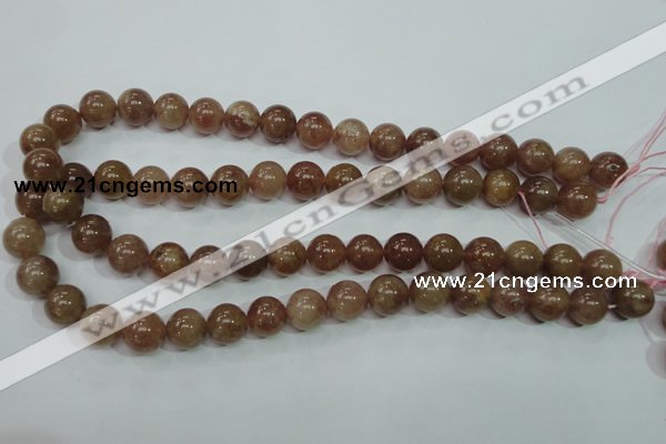 CBQ204 15.5 inches 12mm round strawberry quartz beads wholesale