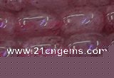CBQ449 15.5 inches 13*18mm drum strawberry quartz beads
