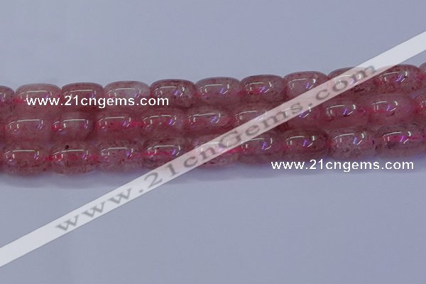 CBQ450 15.5 inches 15*20mm drum strawberry quartz beads