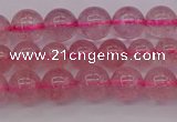 CBQ481 15.5 inches 6mm round strawberry quartz beads wholesale