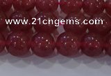 CBQ622 15.5 inches 8mm round strawberry quartz beads wholesale