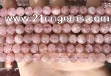 CBQ707 15.5 inches 8mm round strawberry quartz beads wholesale