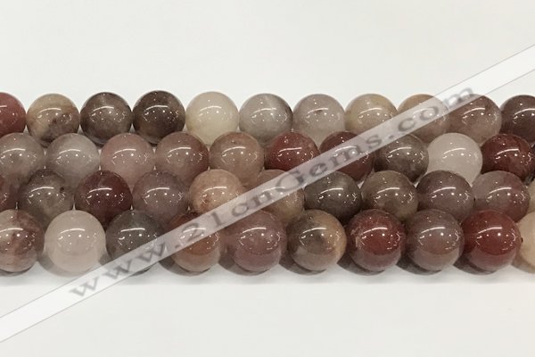 CBQ732 15.5 inches 12mm round strawberry quartz beads wholesale