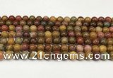 CBQ736 15.5 inches 6mm round red moss agate beads wholesale