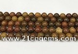 CBQ738 15.5 inches 10mm round red moss agate beads wholesale