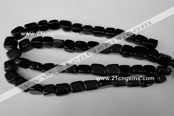 CBS220 15.5 inches 10*12mm – 12*16mm nuggets blackstone beads wholesale