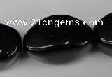 CBS222 15.5 inches 19*30mm nuggets blackstone beads wholesale