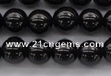 CBS501 15.5 inches 8mm round A grade black spinel beads