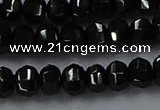 CBS529 15.5 inches 3*5mm lantern-shaped natural black spinel beads