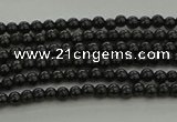 CBS538 15.5 inches 2mm round black spinel beads wholesale