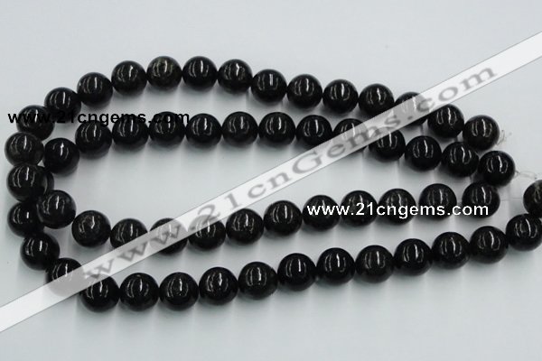 CBT03 16 inches 14mm round natural biotite beads wholesale