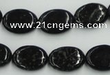 CBT09 16 inches 13*18mm oval natural biotite beads wholesale