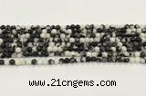 CBW170 15.5 inches 4mm round black & white jasper gemstone beads wholesale