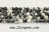 CBW173 15.5 inches 10mm round black & white jasper gemstone beads wholesale